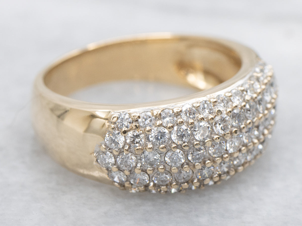 Multi-Row Diamond Cocktail Band