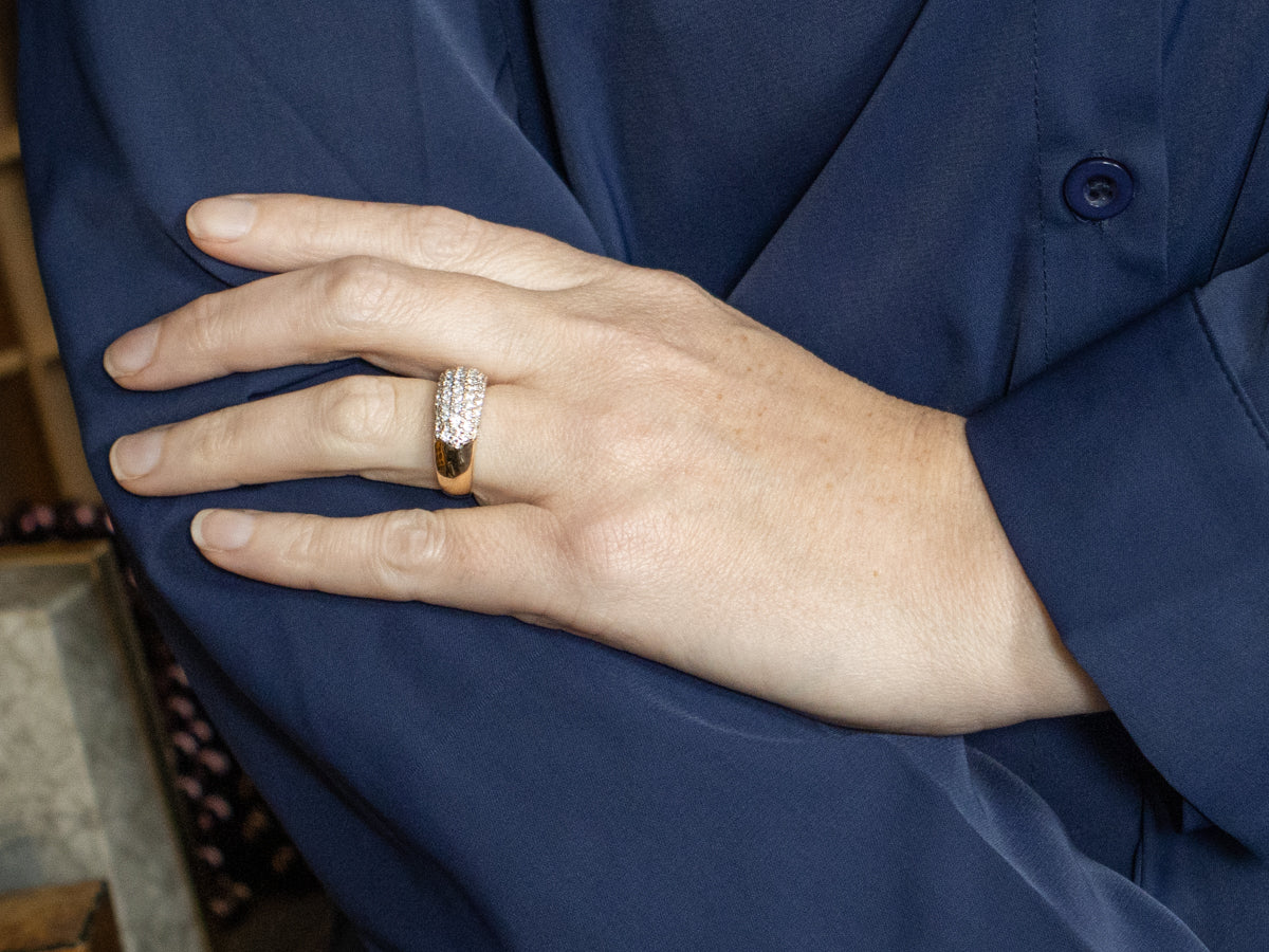 Multi-Row Diamond Cocktail Band