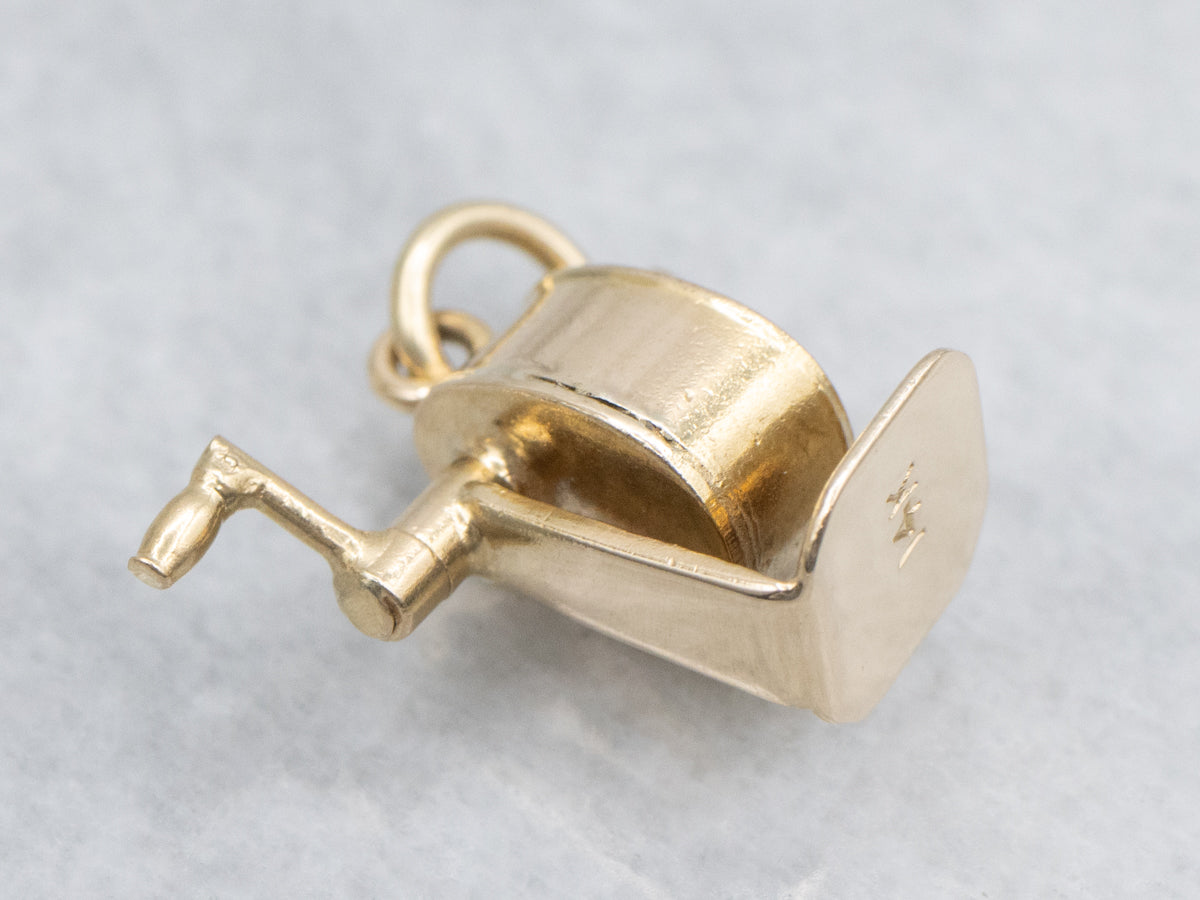 Vintage 14-Karat Gold Pencil Sharpener Charm