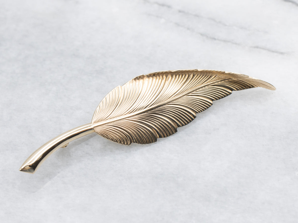 Tiffany and Co. Vintage Leaf Brooch
