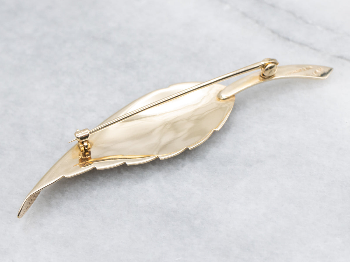 Tiffany and Co. Vintage Leaf Brooch