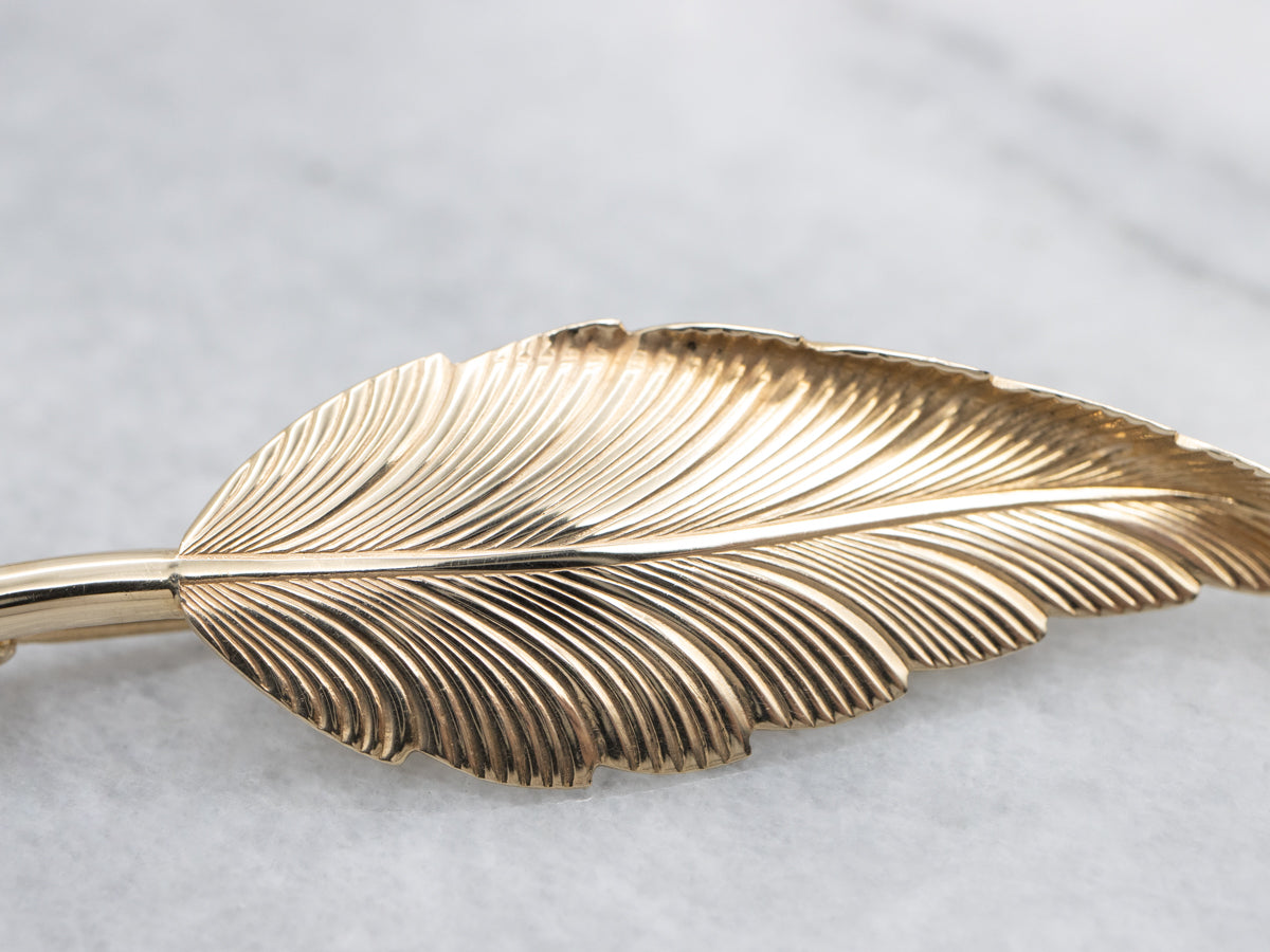 Tiffany and Co. Vintage Leaf Brooch