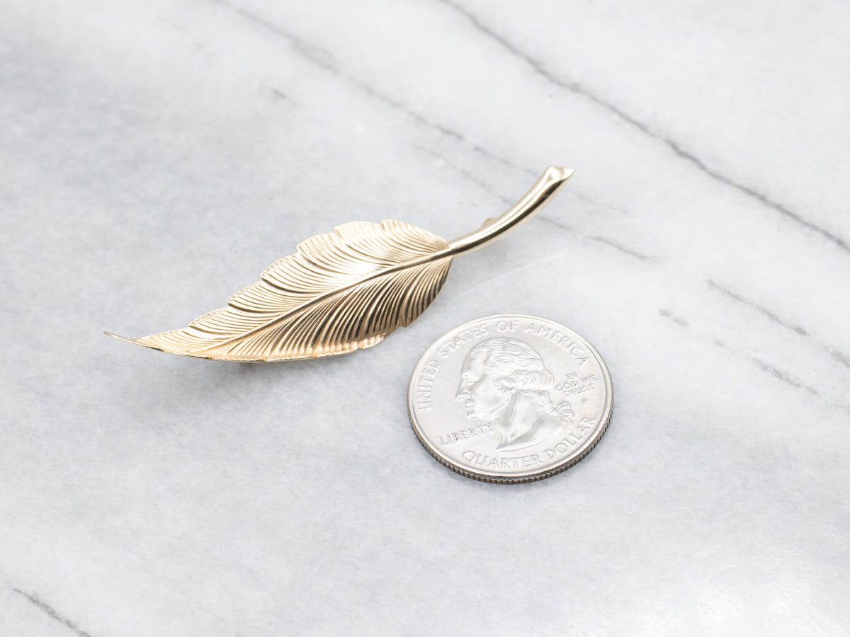 Tiffany and Co. Vintage Leaf Brooch