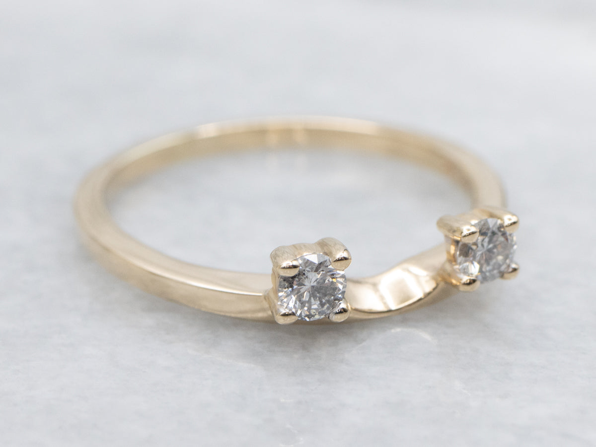 Diamond Yellow Gold Enhancer Band