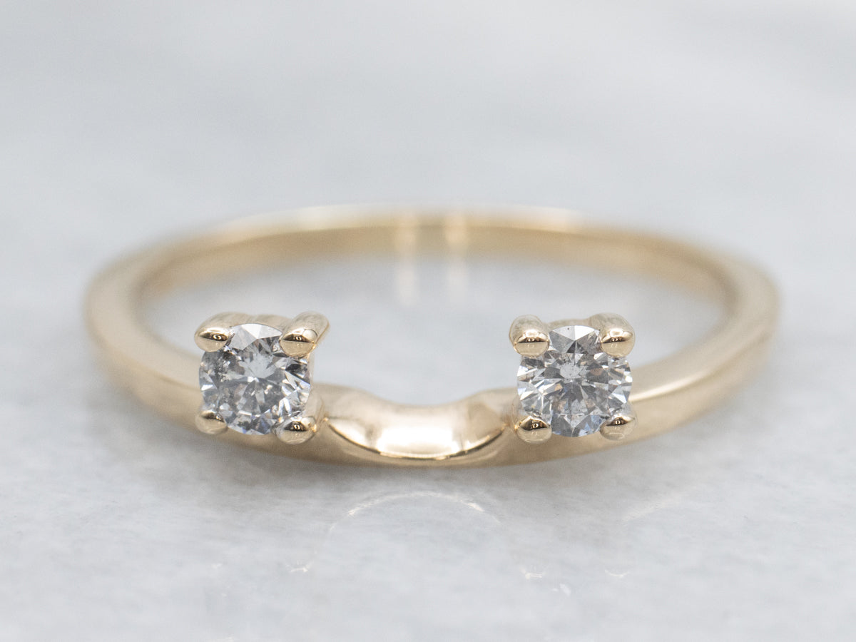 Diamond Yellow Gold Enhancer Band