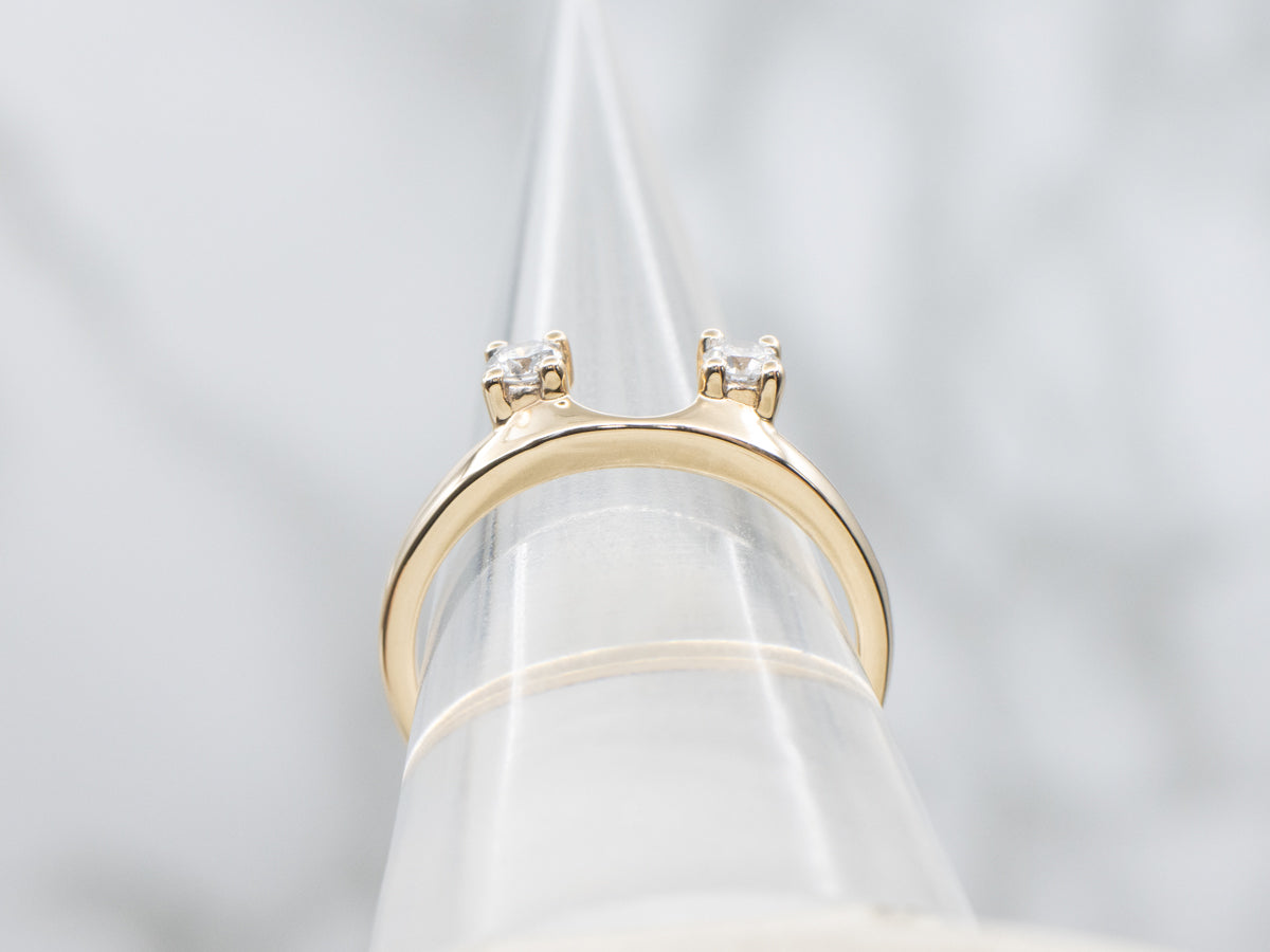 Diamond Yellow Gold Enhancer Band