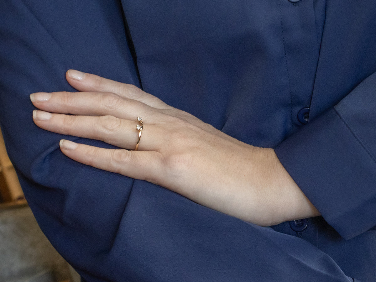 Diamond Yellow Gold Enhancer Band