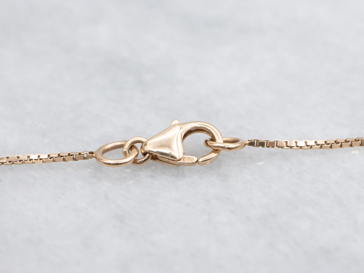 Dreamy Morganite and Diamond Rose Gold Botanical Branch Necklace