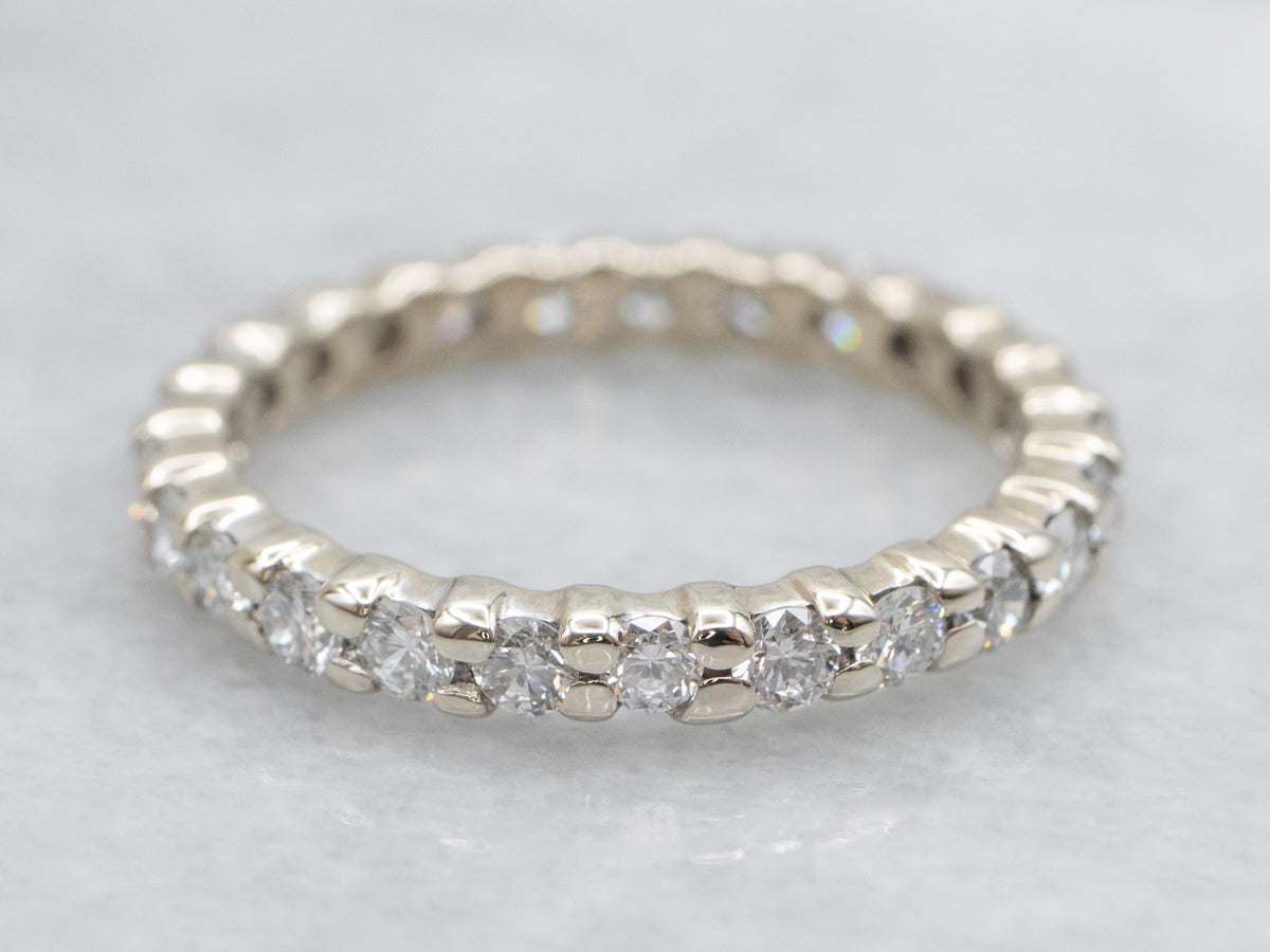 Diamond White Gold Eternity Band