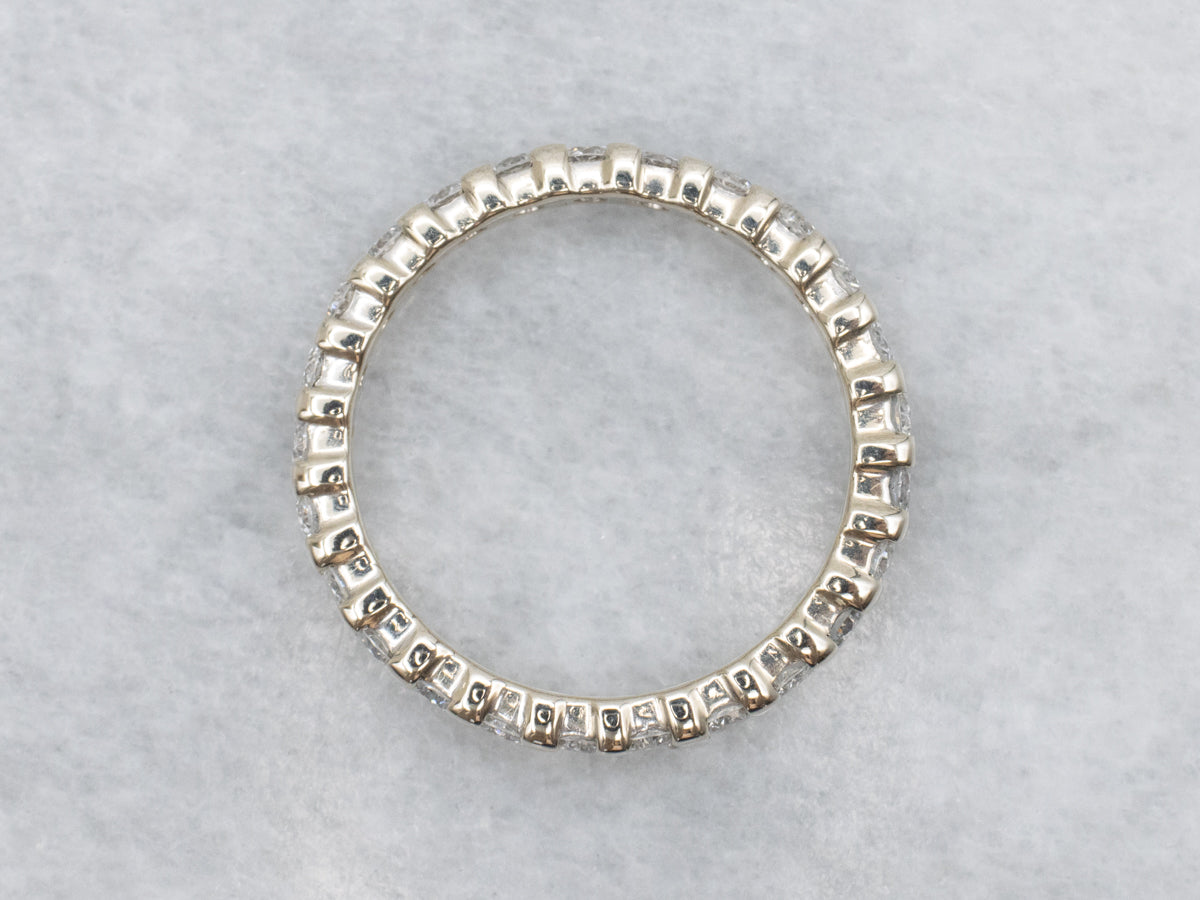 Diamond White Gold Eternity Band
