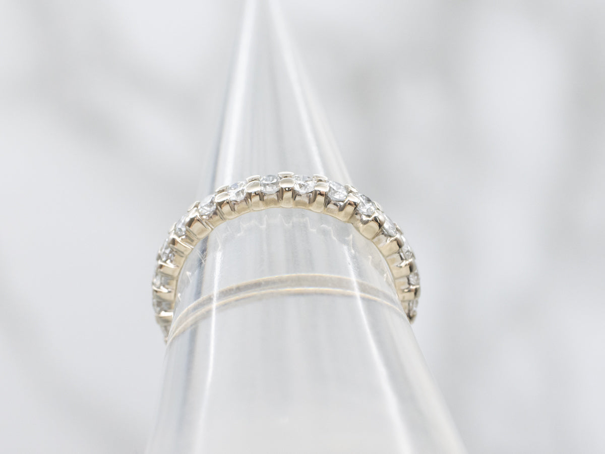Diamond White Gold Eternity Band