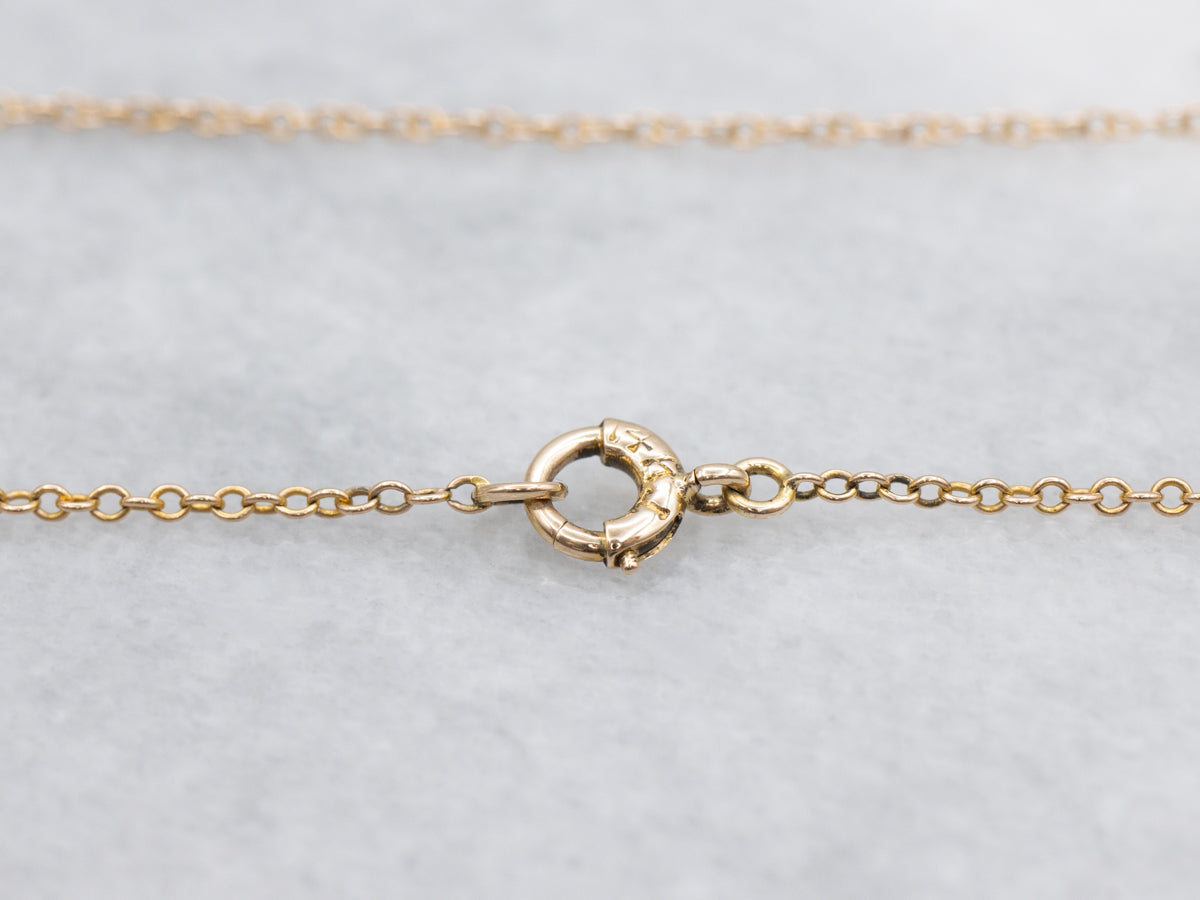 Ornate Gold Amethyst and Natural Pearl Drop Necklace