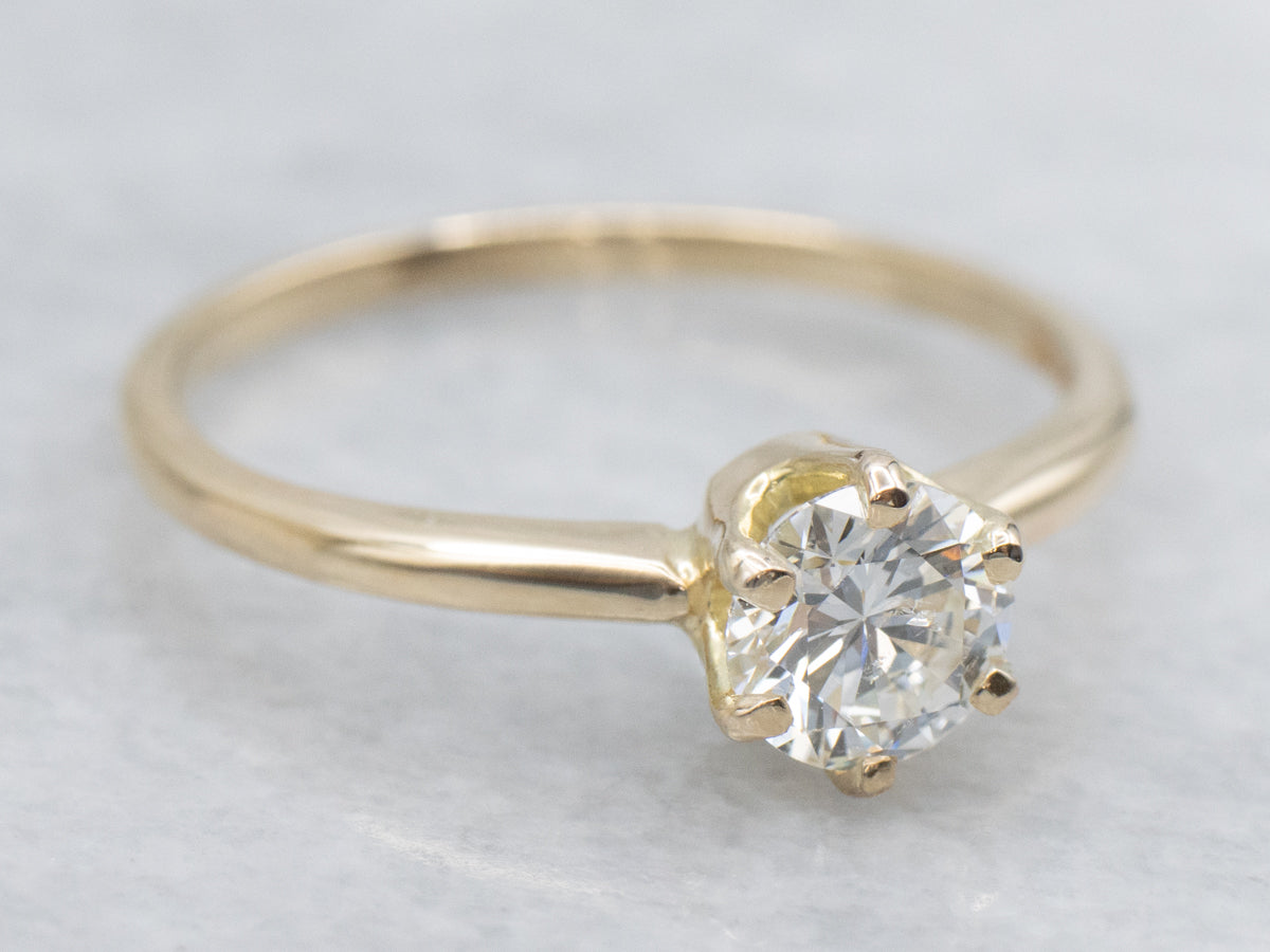 Round Brilliant Diamond Solitaire Engagement Ring