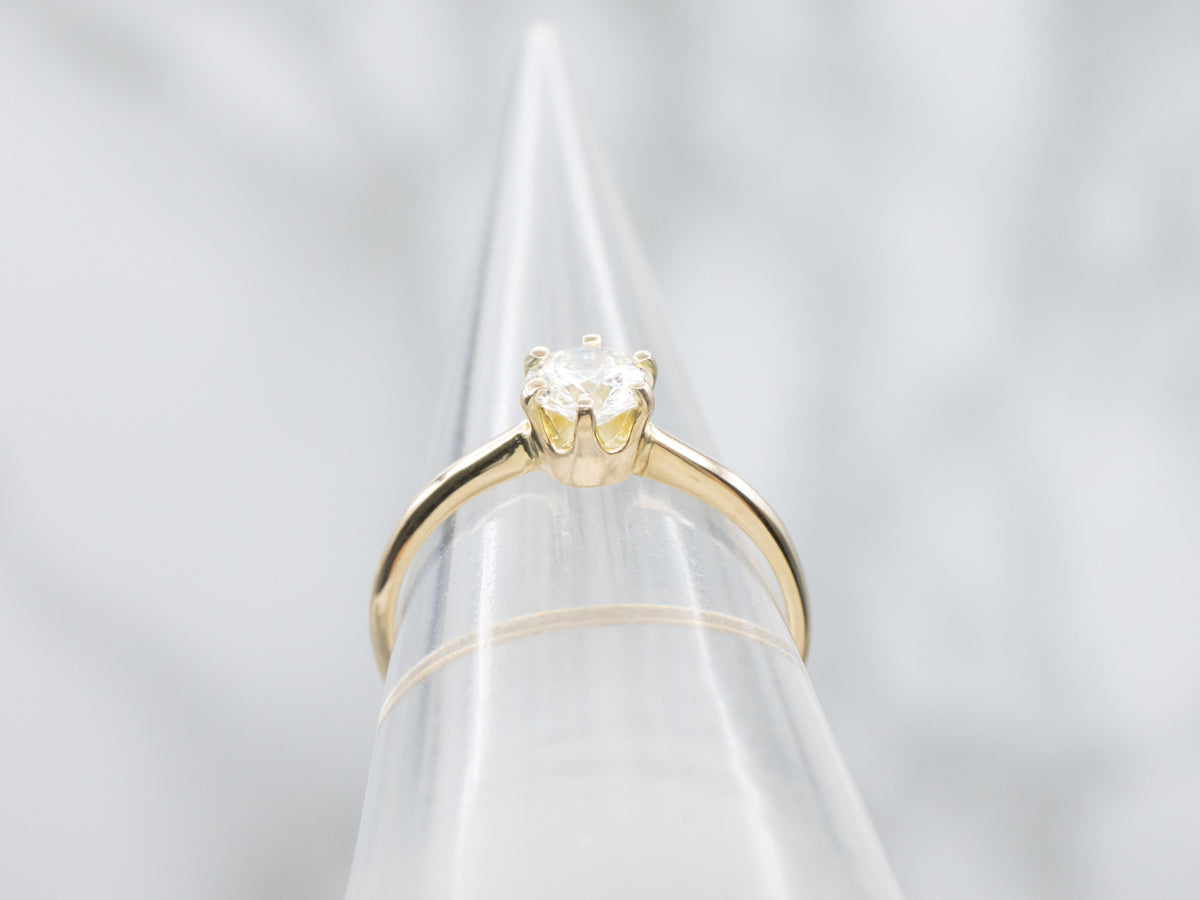 Round Brilliant Diamond Solitaire Engagement Ring