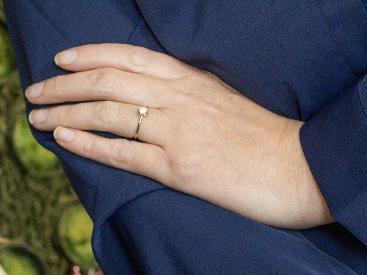 Round Brilliant Diamond Solitaire Engagement Ring