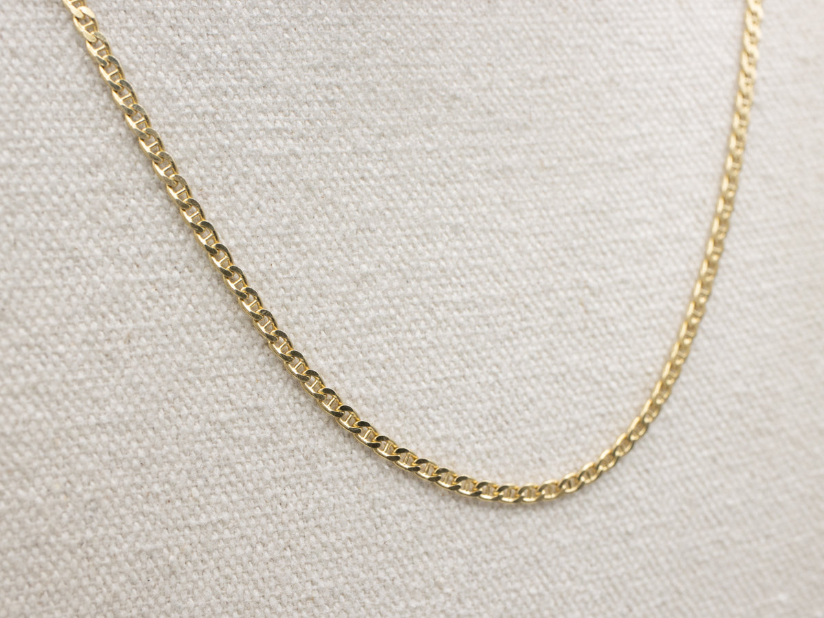 18-Karat Yellow Gold Anchor Link Chain