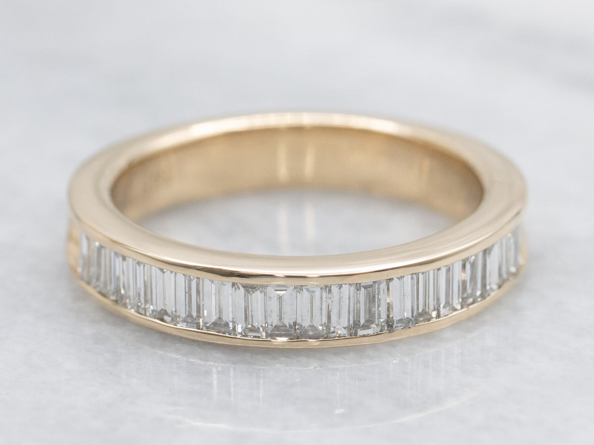 Baguette Diamond Channel-Set Band