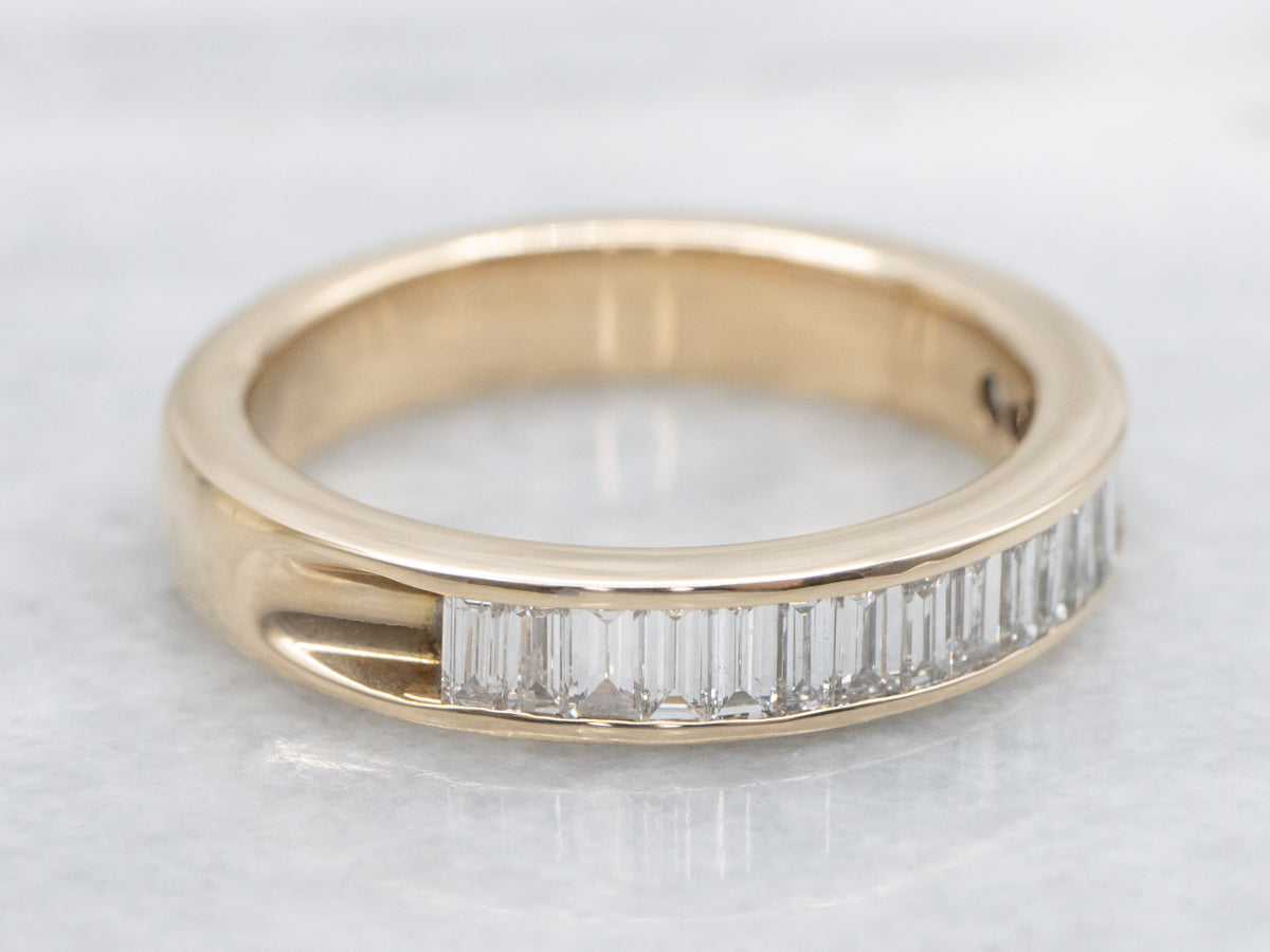 Baguette Diamond Channel-Set Band
