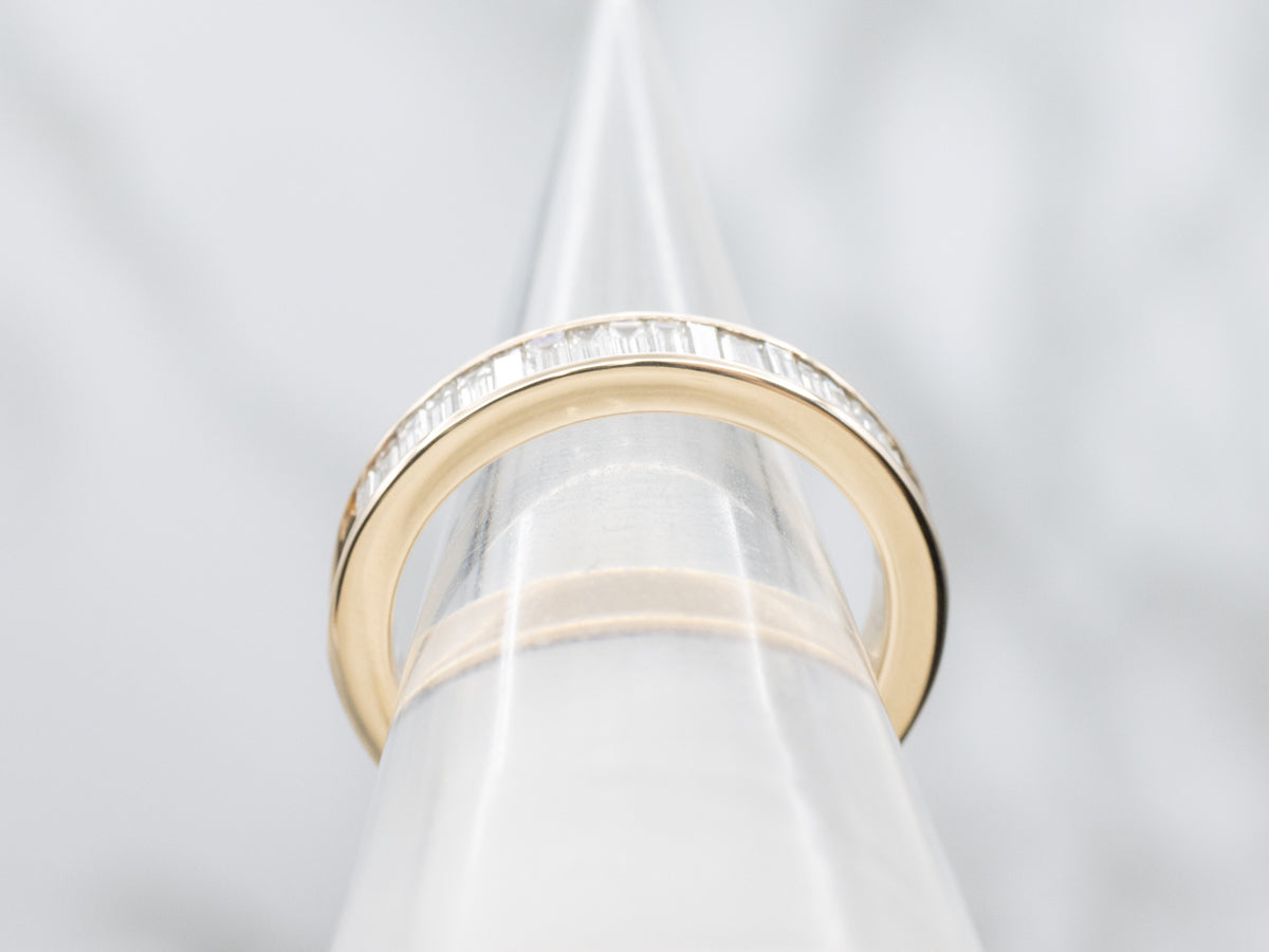 Baguette Diamond Channel-Set Band