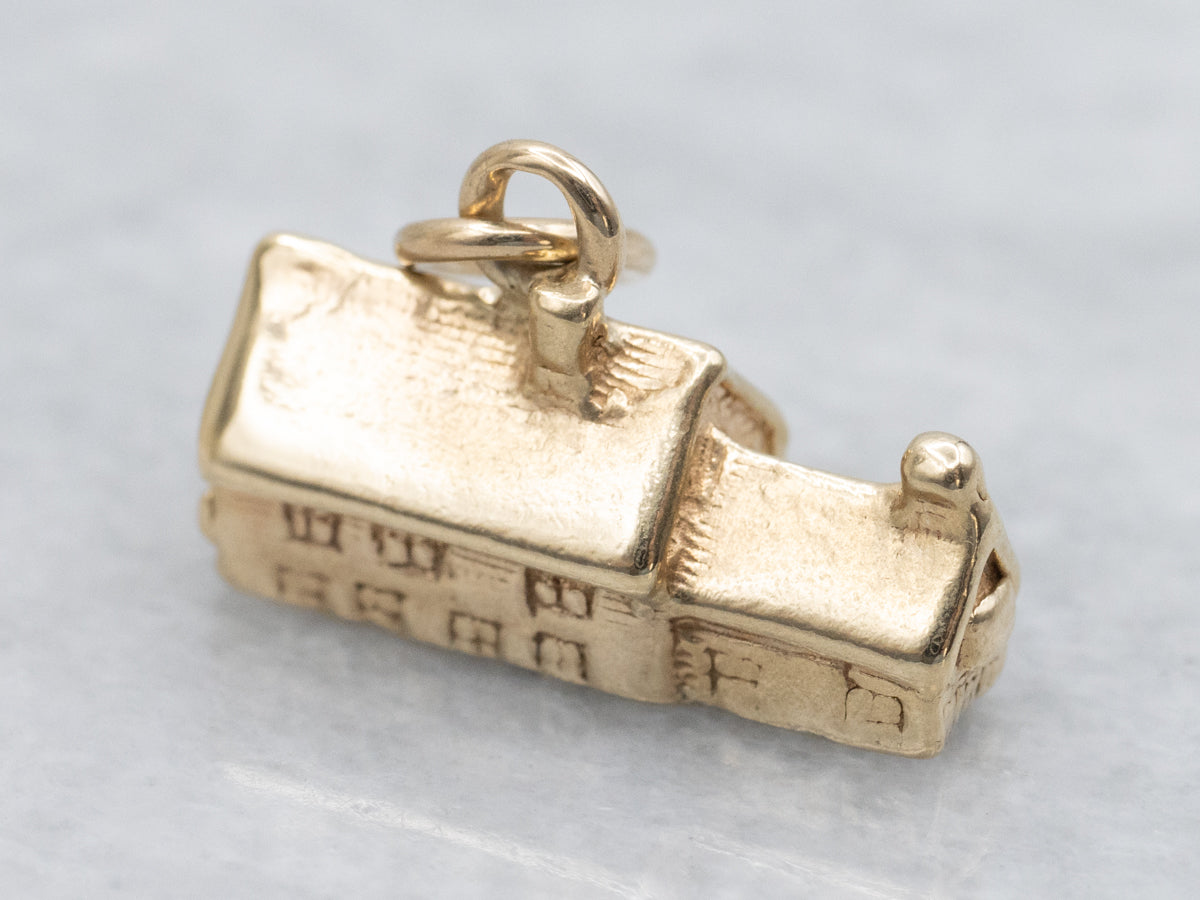 Yellow Gold Church House Charm