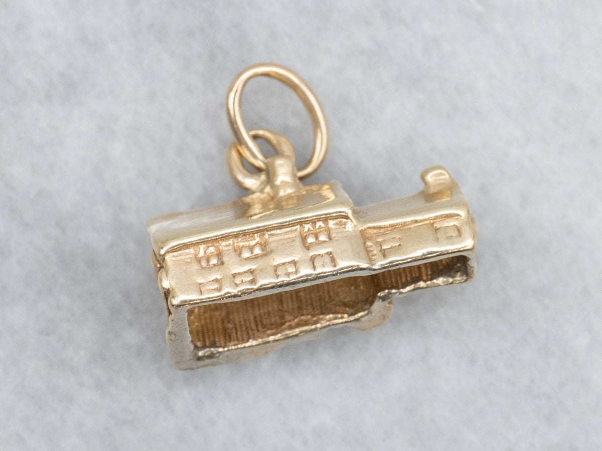 Yellow Gold Church House Charm