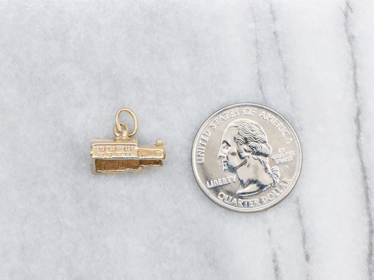 Yellow Gold Church House Charm