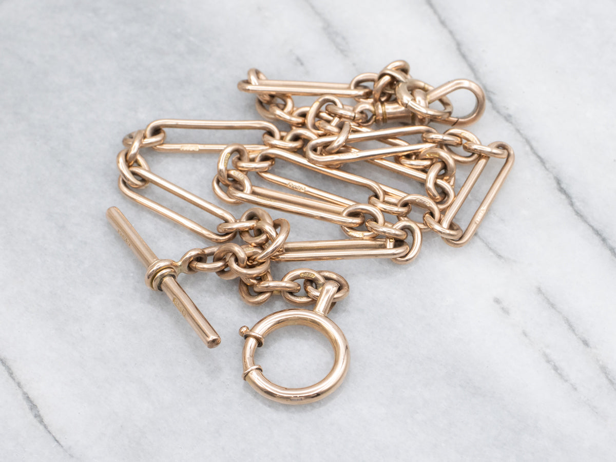 Antique Gold Albert Watch Chain