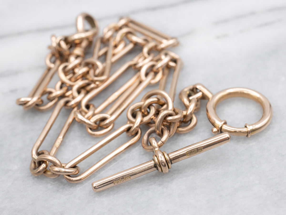 Antique Gold Albert Watch Chain
