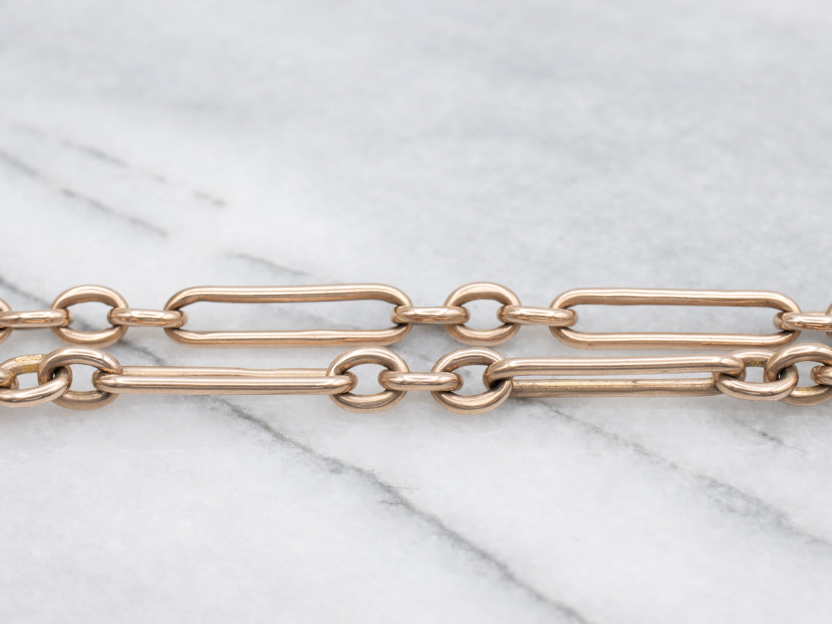 Antique Gold Albert Watch Chain