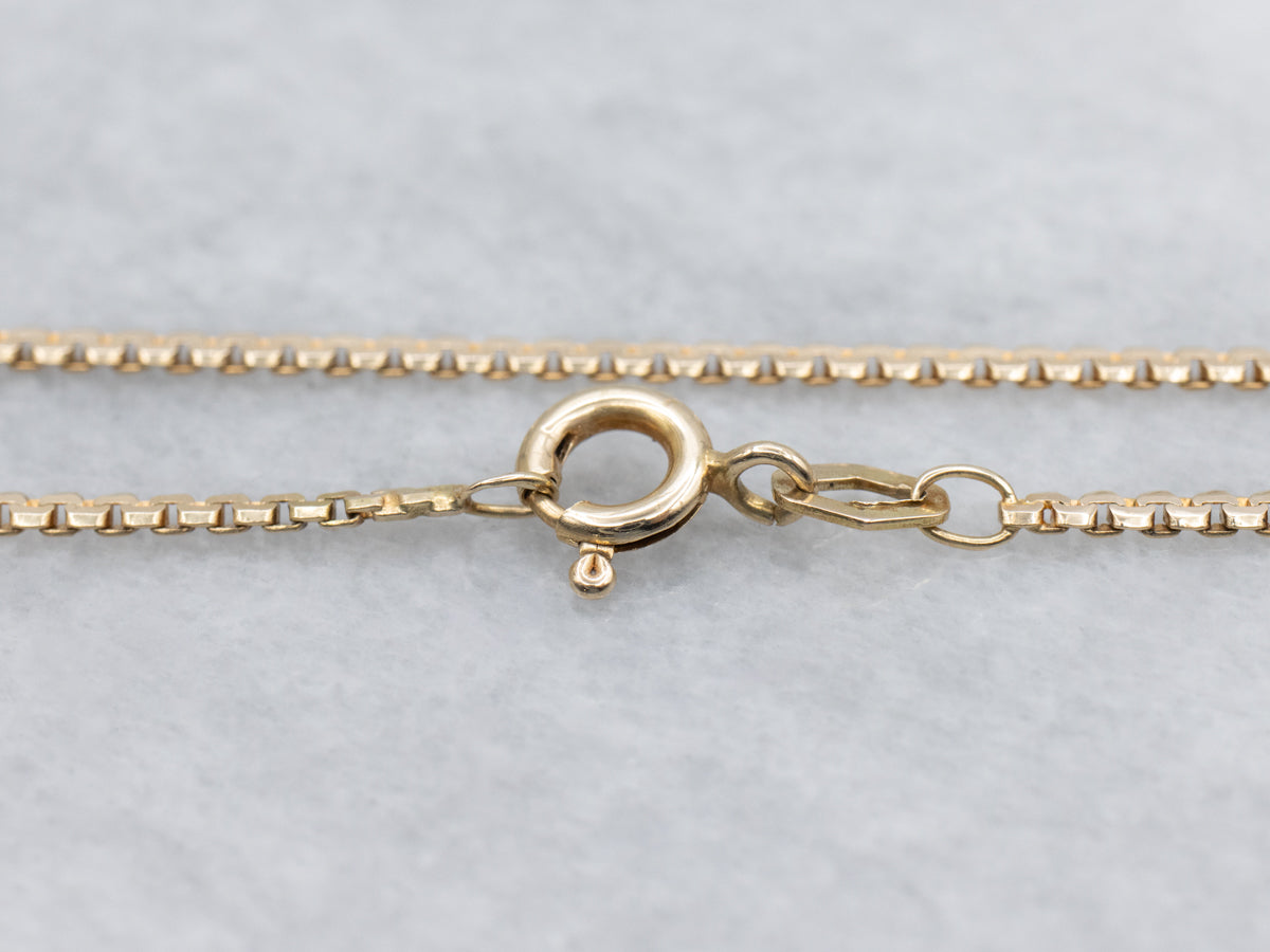 Yellow Gold Boston Link Chain