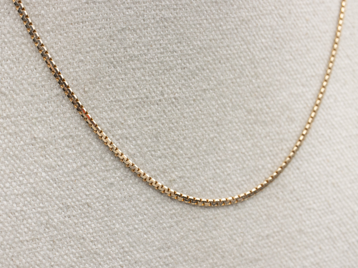 Yellow Gold Boston Link Chain