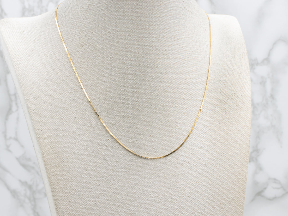 Yellow Gold Serpentine Chain