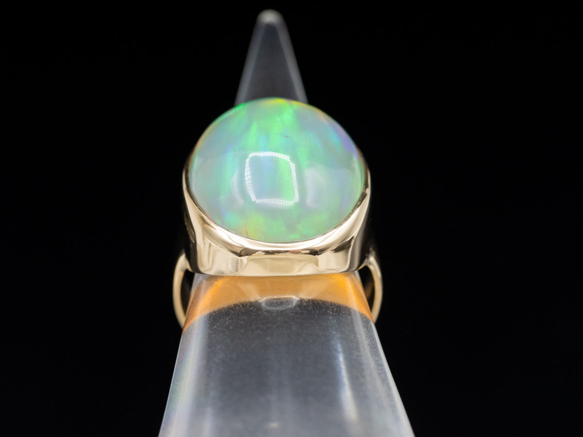 Bezel Set Opal Statement Ring