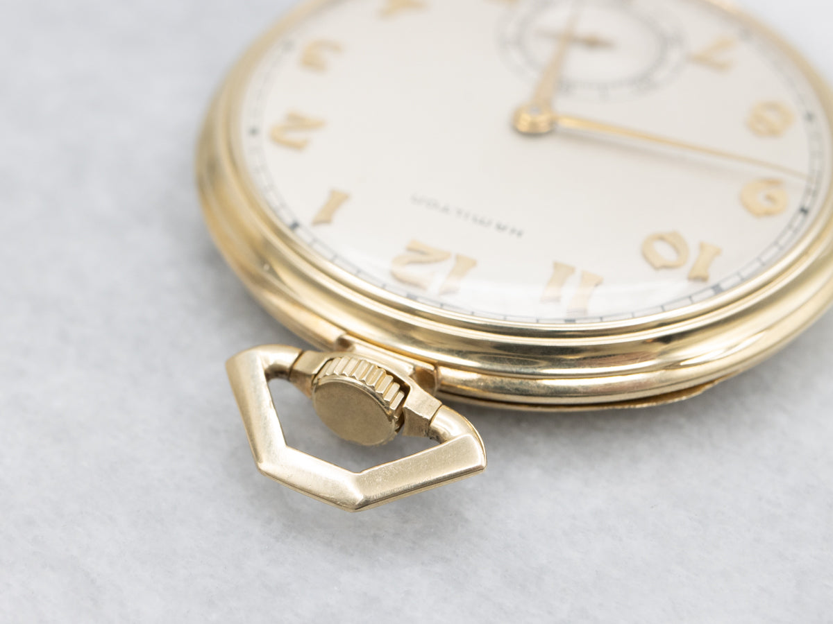 Vintage Yellow Gold Hamilton Pocket Watch