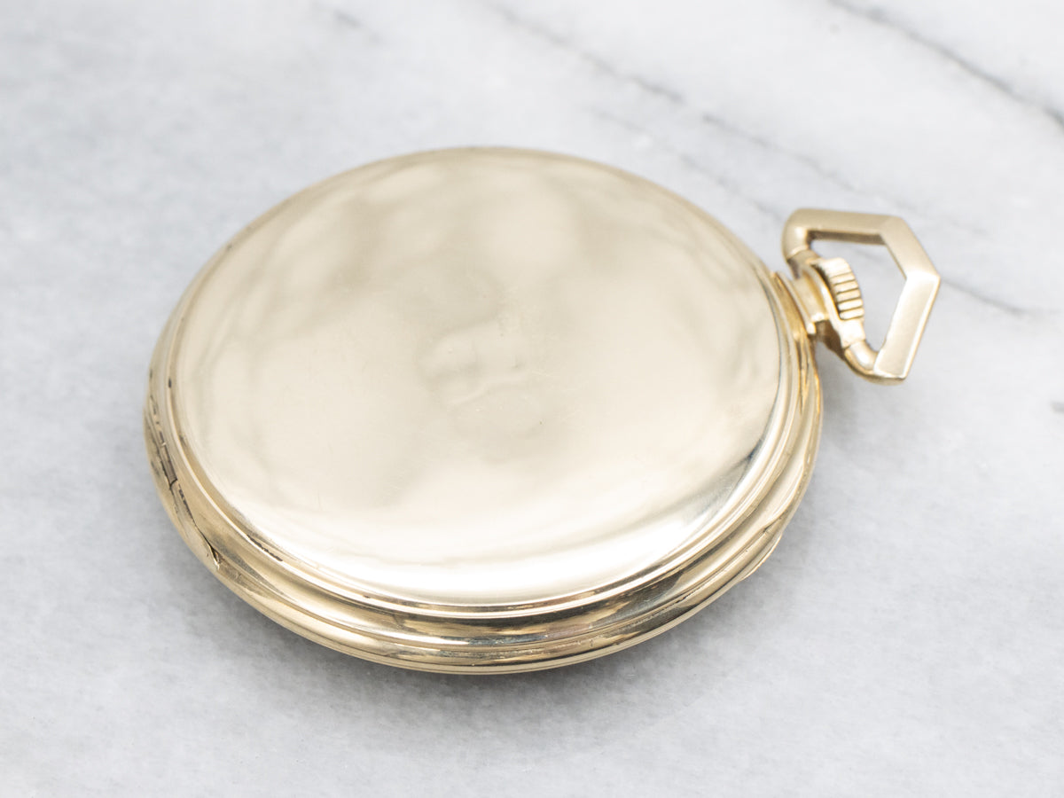 Vintage Yellow Gold Hamilton Pocket Watch