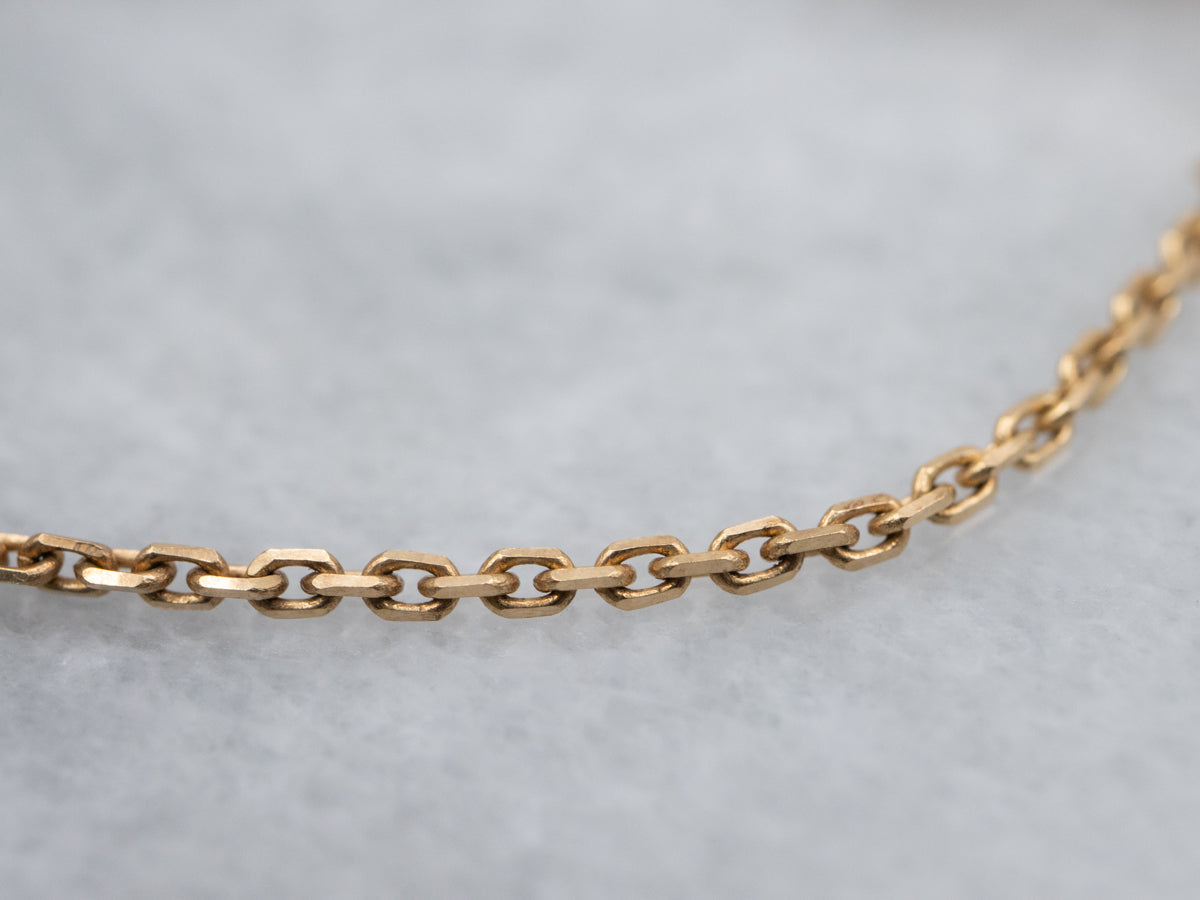 Vintage Saltwater Pearl Yellow Gold Stick Pin