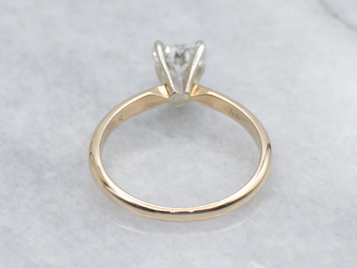 Sweetheart Cut Diamond Solitaire Engagement Ring