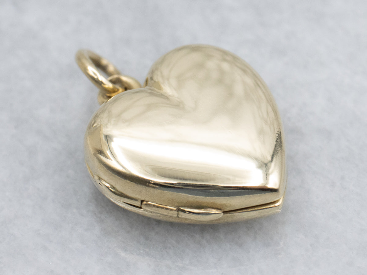 Tiffany & Co. Yellow Gold Heart Shaped Locket