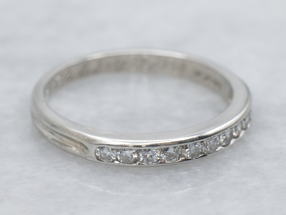 1950s Tiffany and Co. Platinum and Diamond Band