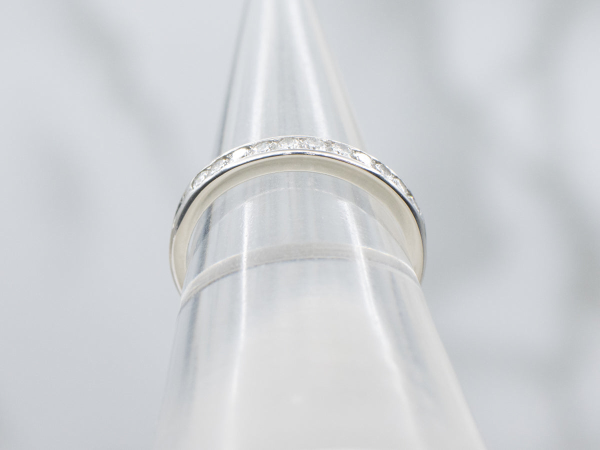 1950s Tiffany and Co. Platinum and Diamond Band