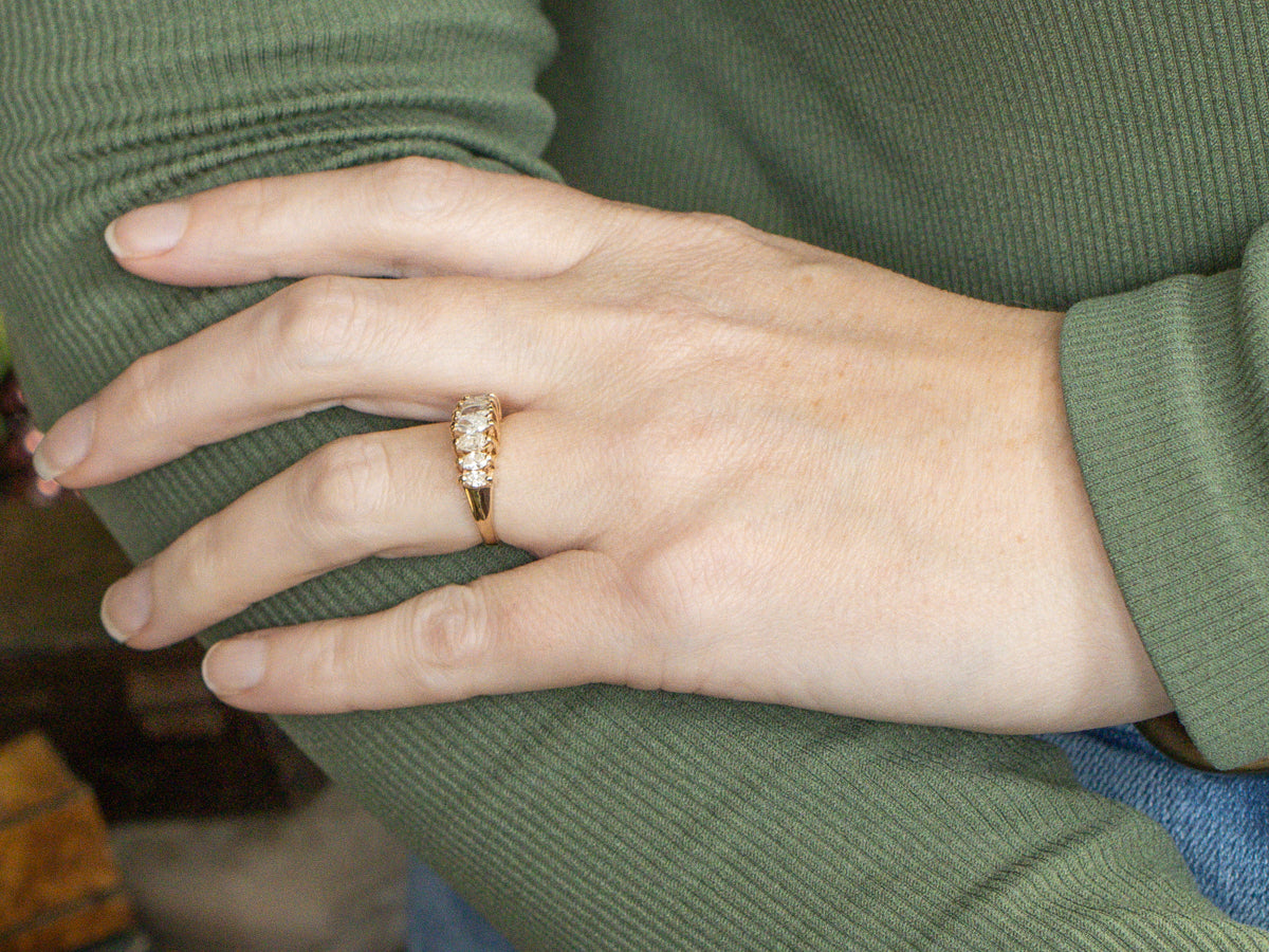 Marquise-Cut Diamond Anniversary Band