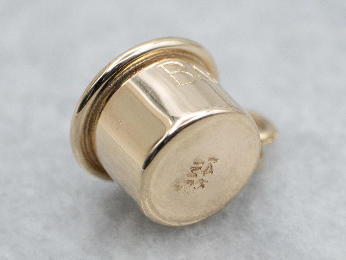 Yellow Gold "Baby" Cup Charm