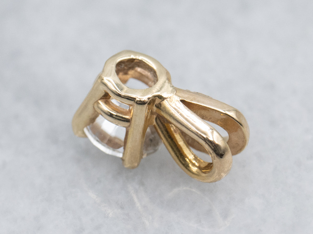 Simple Round Brilliant Diamond Solitaire Pendant