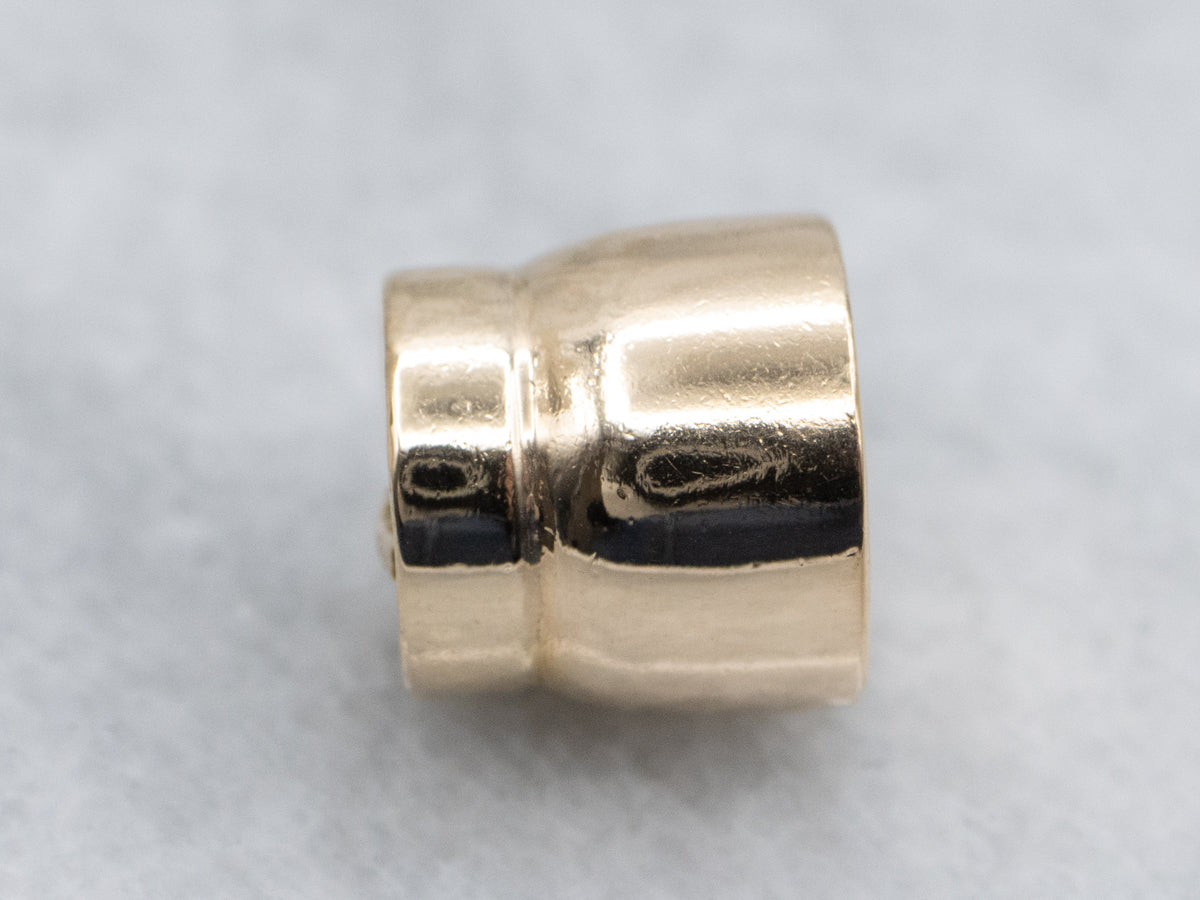 Full of Beans! Vintage Gold Bean Pot Charm