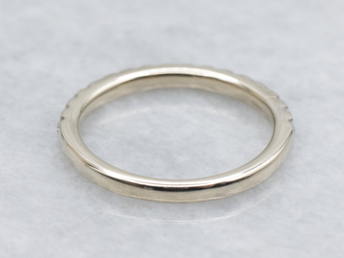 Diamond White Gold Wedding Band