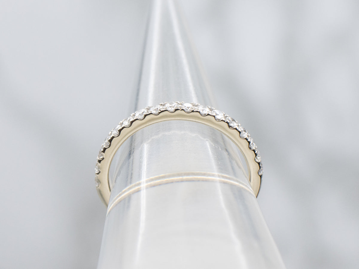 Diamond White Gold Wedding Band