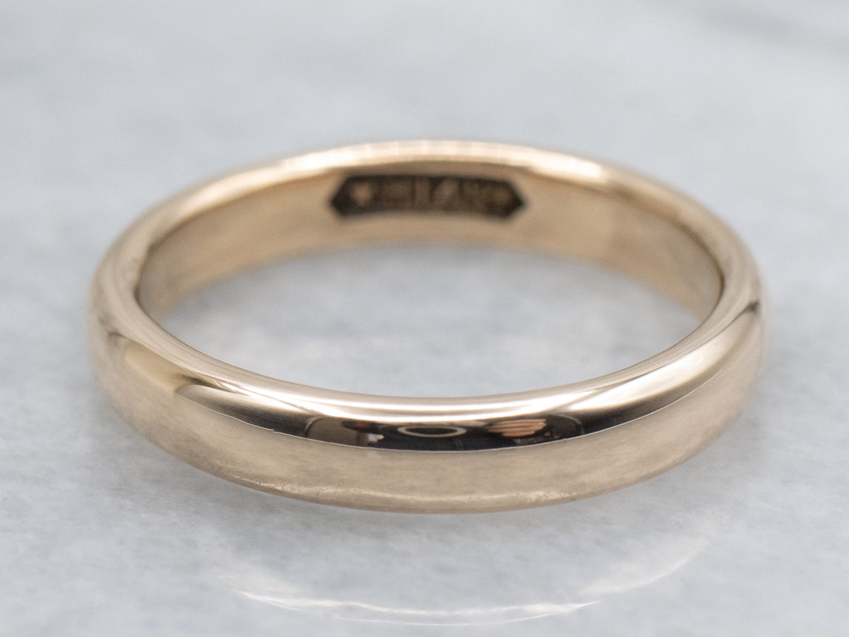 Antique 1915 Hamilton Gold Wedding Band