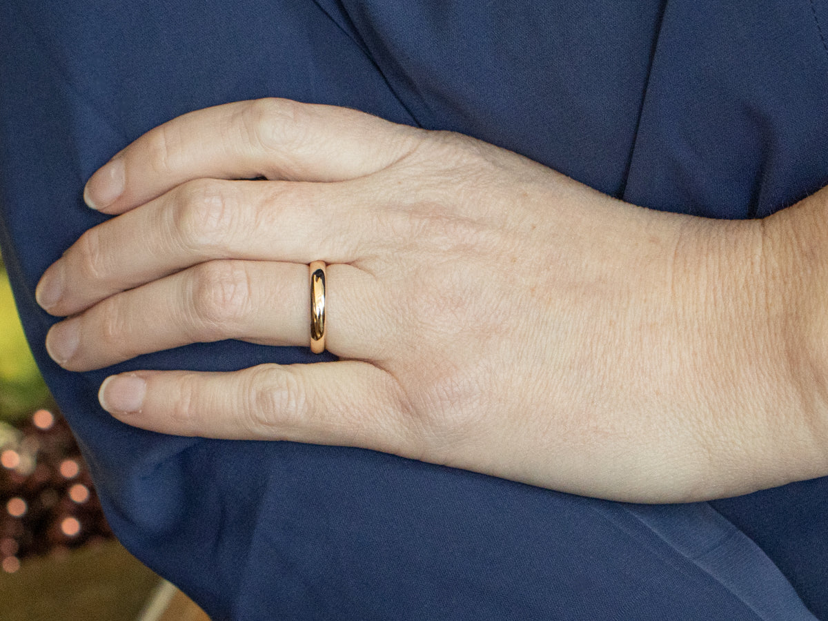 Antique 1915 Hamilton Gold Wedding Band