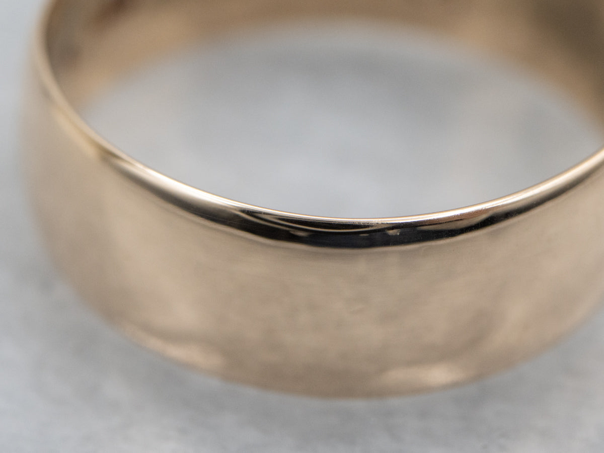 Antique Rose Gold Unisex Band