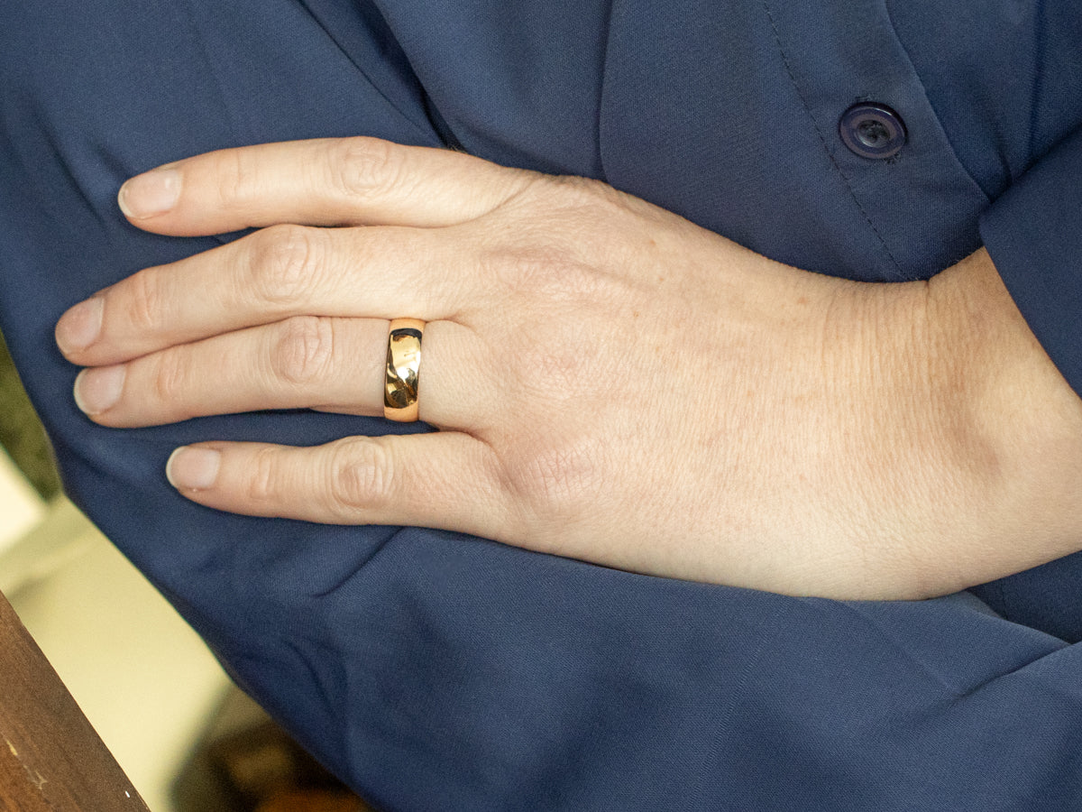 Antique Rose Gold Unisex Band